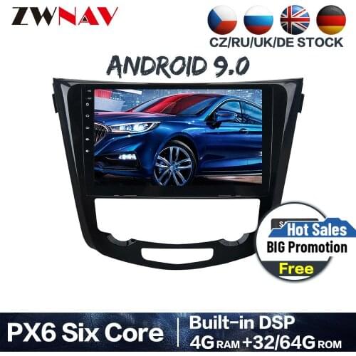 PX6 Android 9.0 Car Radio Multimedia DVD Video Player Navigation GPS For Nissan X-Trail XTrail T32 Qashqai J11 T31 J10 Head Unit