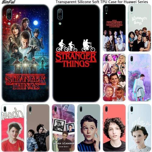 Stranger Things Soft Silicone Phone Case for Huawei Mate 10 20 Lite Pro Enjoy 9S Y9 Y7 Y6 Y5 2019 2018 Pro 2017 Fashion Cover