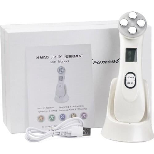 Face Brush Radio Mesotherapy Electroporation Face Beauty Pen Radio Frequency LED Photon Face Skin Rejuvenation Remover Wrinkle