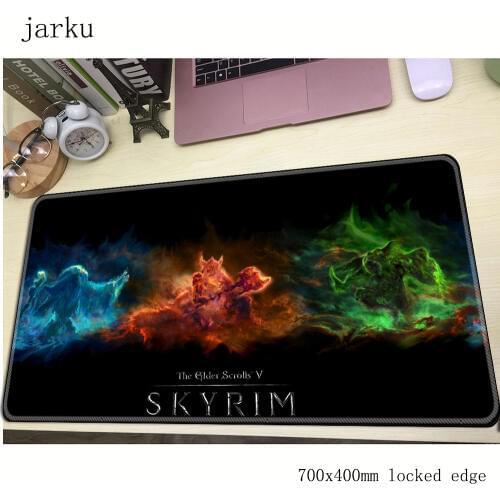Skyrim pad mouse computador gamer mause pad 700x400X2MM padmouse big Birthday present mousepad ergonomic gadget office desk mats