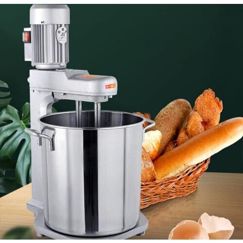 Easy Whisk Egg Beater 15-Liter Dual-Axis Desktop Egg Beater Commercial Electric Cake Mixer Flour Mixer Batter Egg Beater