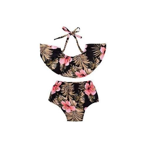 2019 New Fashion Toddler Kid Infant Baby Girls Tops Short Pants Briefs Outfit Floral Clothes