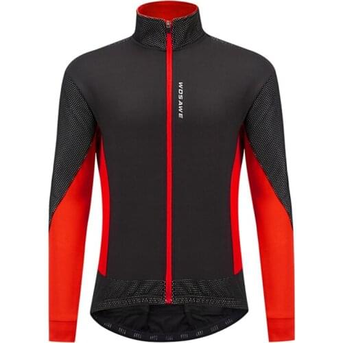 Autumn Winter Mountain Bike Riding Waterproof And Warm Long-Sleeved Zipper Shirt Fleece Cold-Proof Outdoor Leisure Sports Jacket