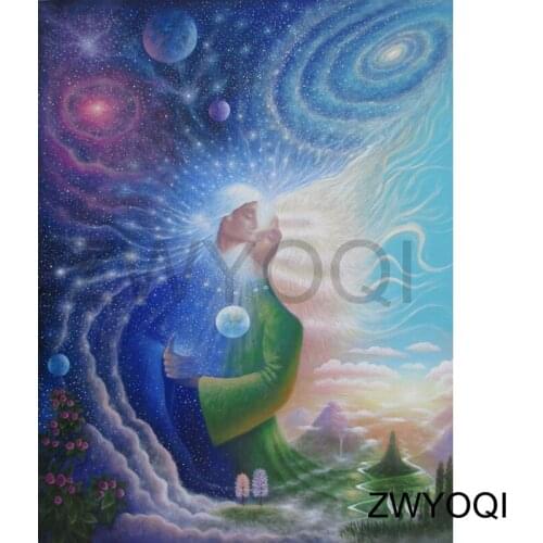 Full Square Diamond mosaic Moon sun jesus Full Round Diamond embroidery Starry rose 5D DIY Diamond painting Cross stitch Couples