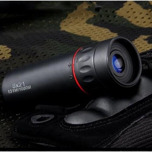 Portable Telescope Military Professional Monocular Zoom Telescope Night Hunting Optical Range Large Field of View Telescope
