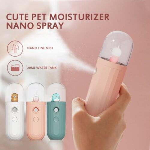Portable USB Charging Nano Mist Spray Handy Atomization Face Facial Moisturizing Beauty Instrument 20Ml Spray Bottle Maquillaje