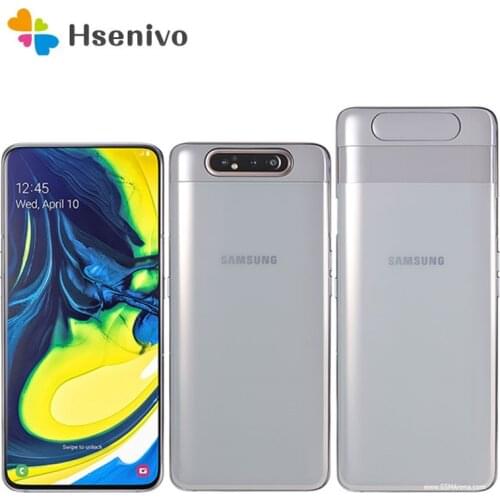 Samsung Galaxy A80 A805F Refurbished-Original Unlocked A8050 A90 Android Wi-Fi 48MP 6.7' 128GB 8GB RAM Fast charging 4G