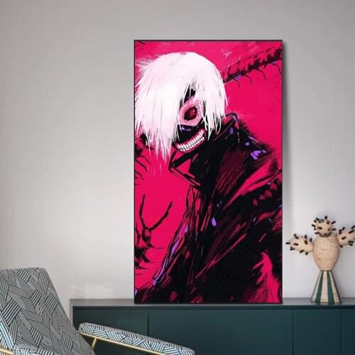 Tokyo Ghoul Poster Original Design Anime Wall Art Print,50 x 70 cm,No Frame