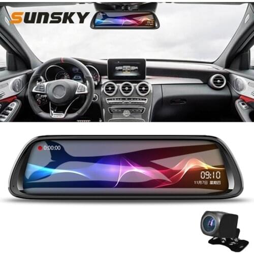 Smart Car DVR K62 10 inch Full HD Starlight Night Vision 1080P Multi-functional Smart Car Dual Lens DVR Support TF Card
