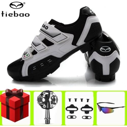 Tiebao Cycling Shoes Sapatilha Ciclismo Mtb Self-locking Men Sneakers Women SPD Pedals Breathable Chaussures Vtt Homme Shoes