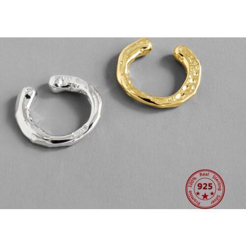 Korean Version Of 100%S925 Sterling Silver Womens Earrings Irregular Fashion Jewelry Minimalist All-match INS Style