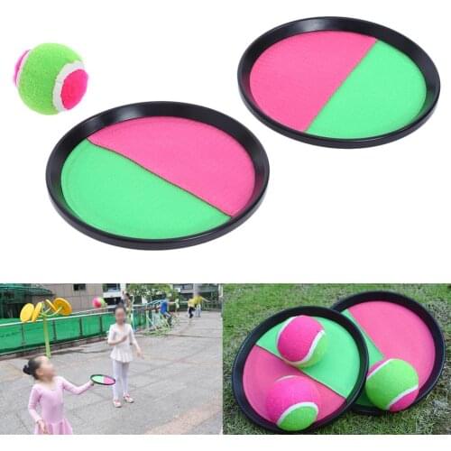 1 Set Target Ball Chuck Parent-child Kindergarten Children Hand Throwing Stick Sticky Ball Catch Outdoor Sports Beach Game Toys