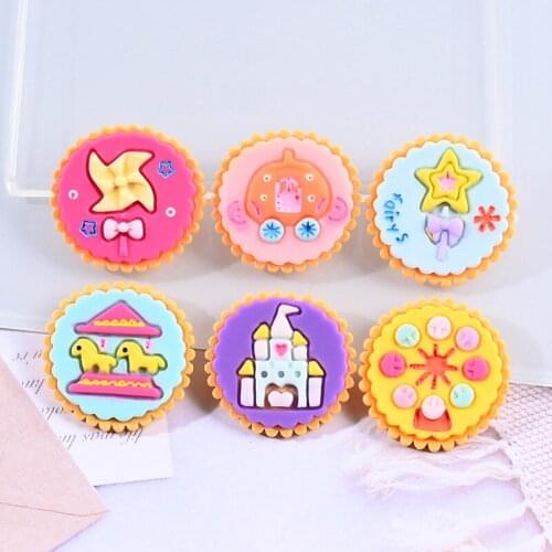 10-50Pcs Cartoon Playground Badge Resin Scrapbook DIY Craft Kids Hair Accessories Brooches Headwear Phone Shell Patch Arts Decor