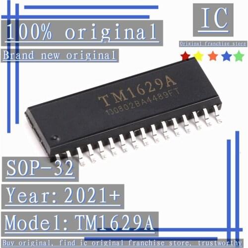 2021+100% Brand new original 10PCS-50PCS TM1629A SOP-32 LED drive light-emitting diode display drive control