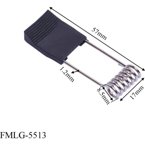 4pcs Customized 55mm rubber coated flat torsion downlight springs clips in LED panel