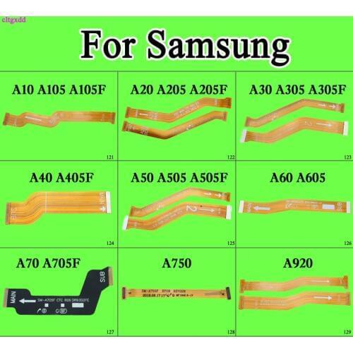 For Samsung Galaxy A10 A20 A30 A305F A50 A40 A405 A60 A60S A705F Motherboard Main Board Connector LCD Display USB Flex Cable