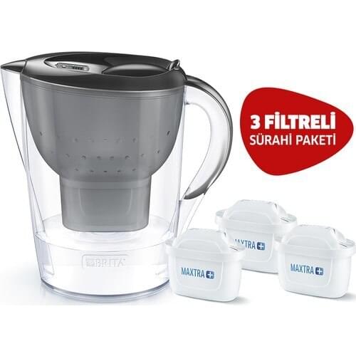 Brita Marella XL Filtered Water Must Purify Jug graphite-3 filter