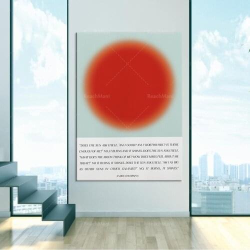 ART PRINT Gradient Typography Quote Art File | Soft Introduction Minimalist Wall Art Poster