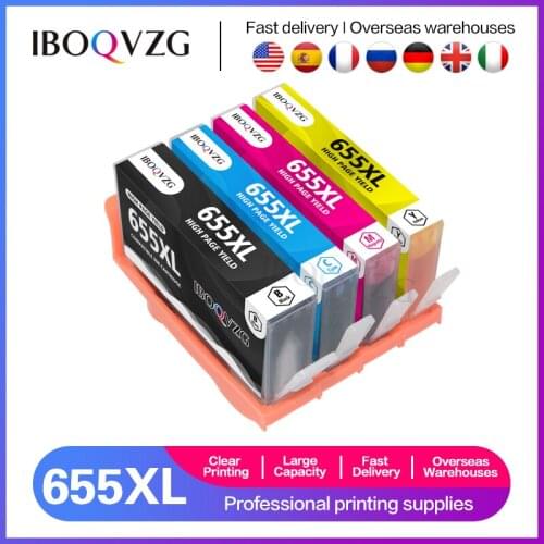 IBOQVZG 655 Compatible Ink Cartridges For HP 655 XL 655XL For HP Deskjet 3525 5525 4615 4625 4525 6520 6525 6625 Printer
