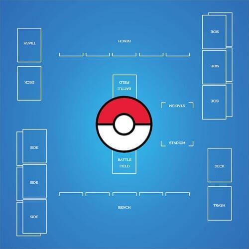 Pokemon cards Trading Card Game Play Mat Toys