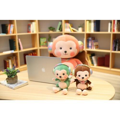 30 / 50 / 70 / 90cm 3 colors cartoon music monkey doll plush toy childrens work exquisite birthday gift high grade gift