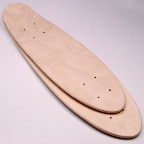 Maple Mini Cruiser Fish Skateboard Deck Professional Fish Board Four Wheels Single Rocker 7-Layer DIY Skate Board Deck