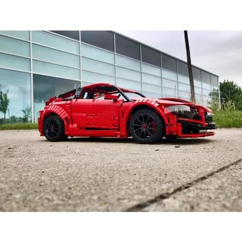 Technology building block moc-32829 cr-z super sports car remote control assembly toy boy gift