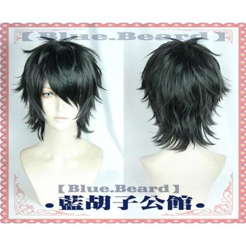 Yarichin Bitch Bu Club Tooru Fujisaki Curly Wig Cosplay Heat Resistant Synthetic Hair Halloween Role Play+ Free Wig Cap