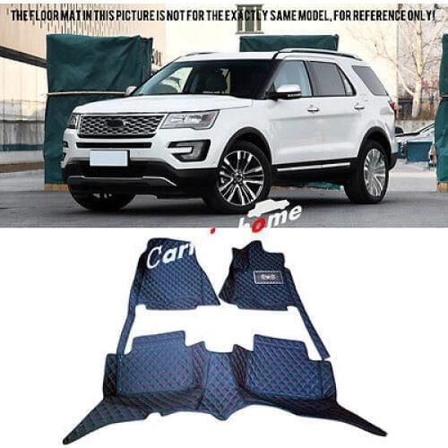 Left Hand Drive! Car Floor Mat Pad FloorLiner For Ford Explorer 7Seats 2016 2017