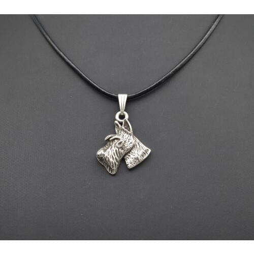 Trendy personalized Scotisch Terrier pendant women statement necklace men fashion jewelry