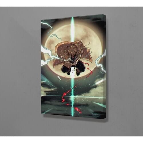 Modular Pictures Nordic Style Poster Zenitsu Agatsuma Demon Slayer Kimetsu No Yaiba Canvas Painting Wall Art Home Decor Printing