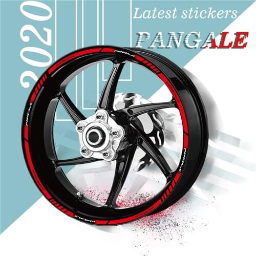 Motorcycle custom stickers tire inner ring reflective wheel stickers decal motorcycle stripes tape for DUCATI PANIGALE panigale