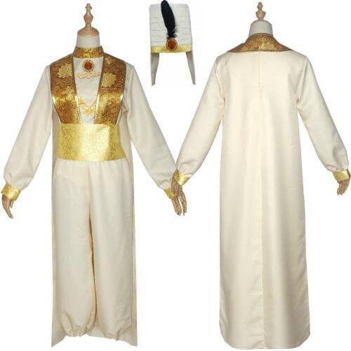 2019 New Movie Aladdin Lamp Prince Aladdin Costume For Adult Man Dance Party Movie Cosplay Costume