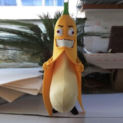 Six style High quality Material banana Mascot Costume Fruit Cartoon Apparel Halloween Birthday Cosplay 565