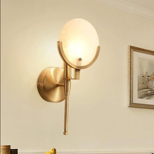 Modern lustres crystal wall lights nordic decoration home crystal led bedside bedroom wall lights for home wall lamp