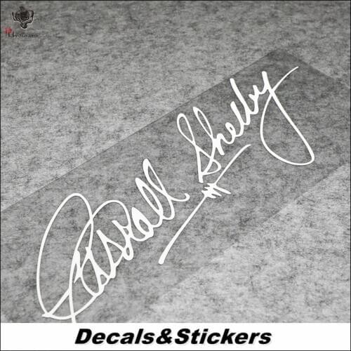 NO.L267 Shelby Signature 3M Reflective Modified Stickers Car Glass Waterproof Decals MOTO GP Racing Motorcycle