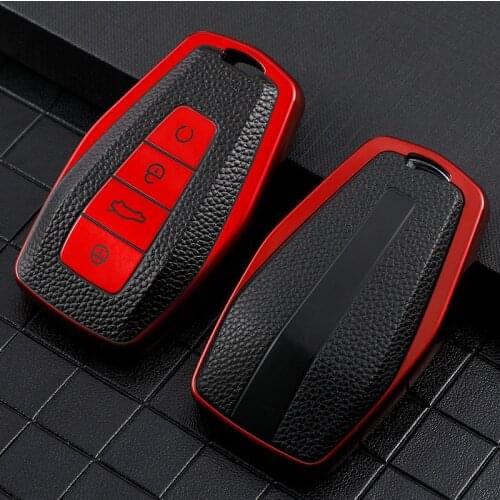 Tpu remote car key case cover holder shield For Geely coolray 2019-2020 4 buttons car styling accessories fob buckle key shell