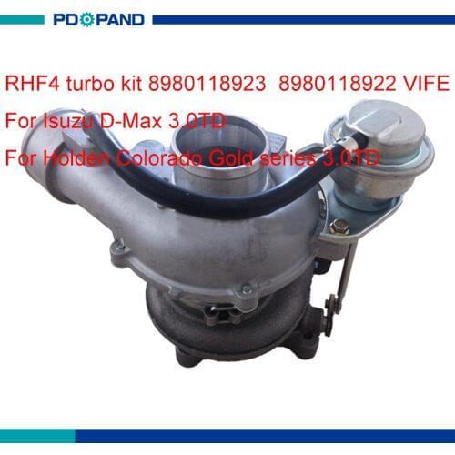 Motor turbo charger part RHF4 8980118923 8980118922 VIFE for Isuzu DMax Holden Rodeo Colorado 3.0TD FE1106 engine