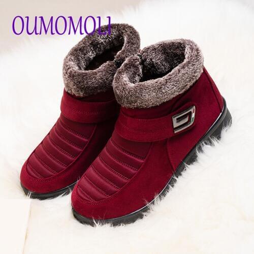 Women Winter Boots Woman Snow Boots Plush Light Mother zipper Womens Boots Cloth Cotton Botas Mujer Size 34-42 J362