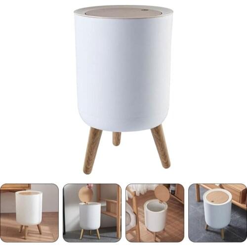 1Pc Garbage Bin High-capacity Trash Can Storage Bucket with Lid for Home