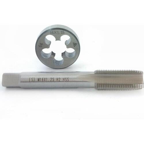 Tap M16*1.25 + 1PC Die M16*1.25 M16 Threaded Metric Right Hand Tap And Die Set