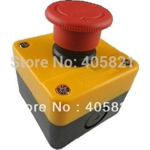 Emergency stop push button switch 1NC, turn to release