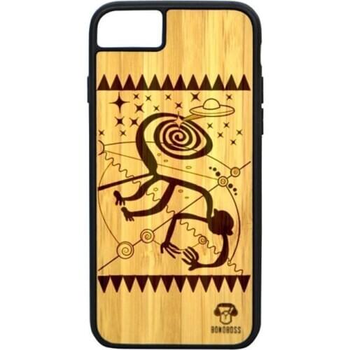 Case Bamboo iPhone 6-6 S-7-8 Dungarees Nazca