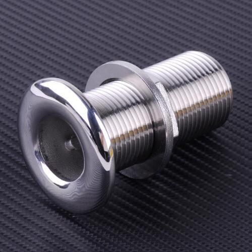 CITALL 1" Hose Barb 316 Stainless Steel Thru Hull Water Drain Marine Boat Yacth Hardware Fitting Accessories