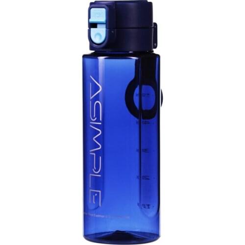 CX Summer Portable Sports Fitness Cup 650ml Drop-Resistant Plastic One-Hand Water Cup