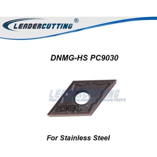 DNMG110404-HS DNMG150404 DNMG150408-HS HM PC9030 Carbid Turning Inserts for Lathe Holder MDJNR/MDUNR/PDSNR,for Stainless Steel