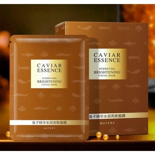 Deep Sea Caviar Essence Moisturizing Mask Brightening Repair Tightening Facial Mask Cosmetics Factory Processing
