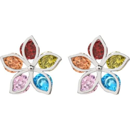 Korean new fashion temperament zircon earrings women/girls wedding party new bride jewelry earrings ER-451