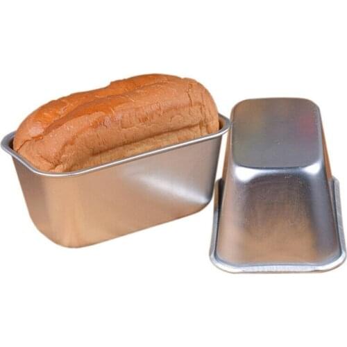 Metal Cake Mold Rectangular Alloy Bread Pan Toast Bread Mold Cake Tray Mould Non-stick Baking Tools