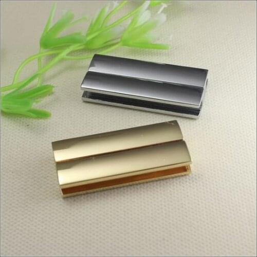 40 sets 46mm x18mm hole zise 45*4mm New Style Strong smooth Magnetic Clasps Connector making Leather Bracelet jewelry findings